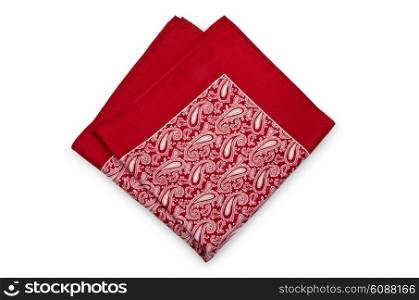 Handkerchief isolated on the white background