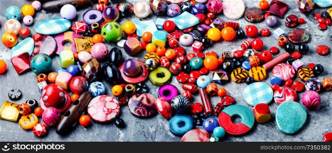 Handmade and bead for making accessories.Big set of beads. Beads or colorful beads
