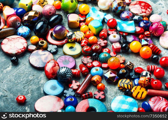 Handmade and bead for making accessories.Big set of beads. Beads or colorful beads