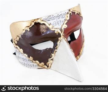 Handmade beautiful carnival mask typical from Venice