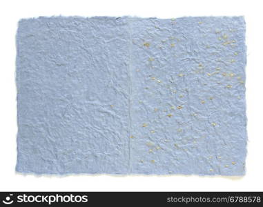 handmade paper isolated on white