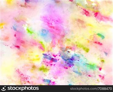 Handmade watercolor colorful background