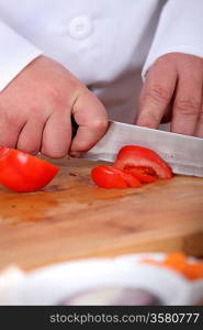 hands of a cook