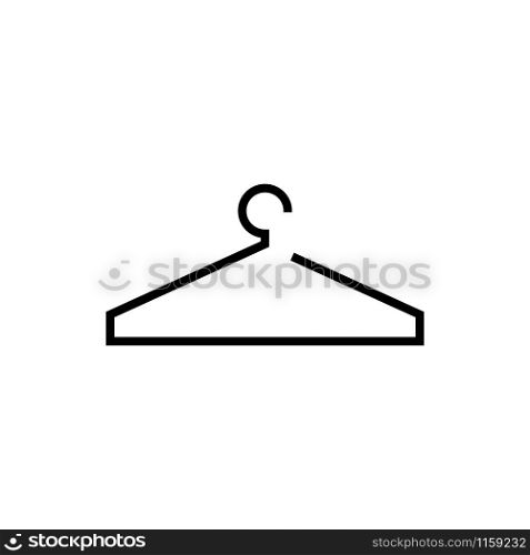 Hanger icon design template vector isolated illustration. Hanger icon design template vector isolated