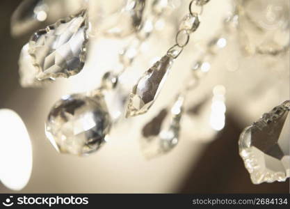 hanging glass diamonds