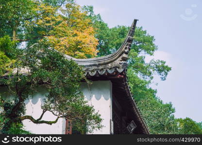 Hangzhou, China, 2016, Street view. City, streets, lake and nature. It's a travel photo, when I walk around city.