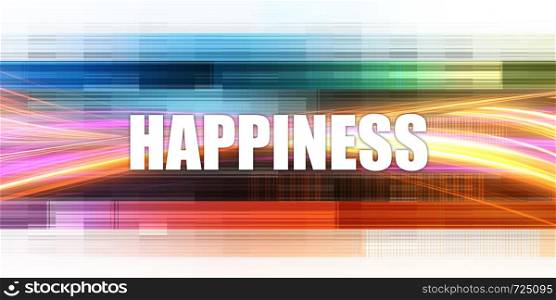 Happiness Corporate Concept Exciting Presentation Slide Art. Happiness Corporate Concept
