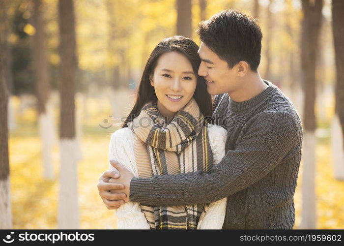 Happy and sweet young couple