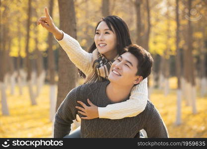 Happy and sweet young couple