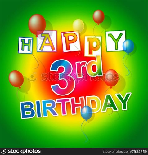 Happy Birthday Indicating Celebrations Congratulating And Greeting