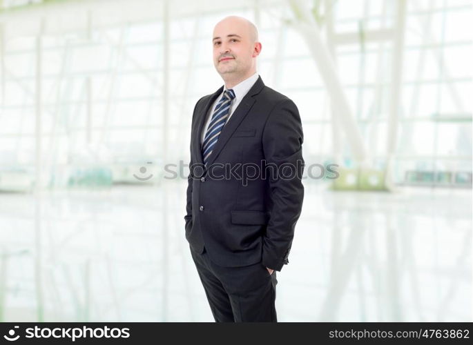 happy business man portrait at the office