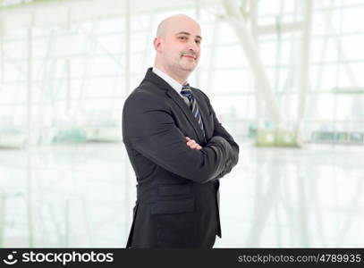 happy business man portrait at the office