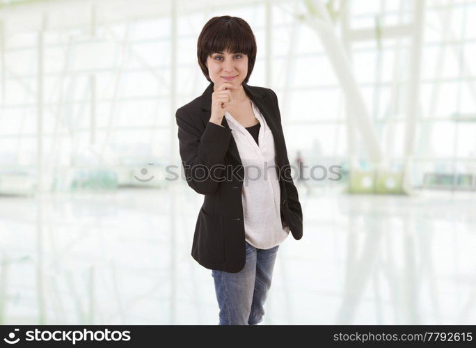 happy business woman portrait at the office