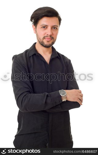 happy casual man isolated on white background. happy casual man