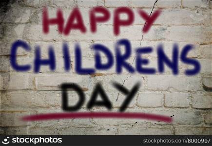 Happy Childrens Day Concept