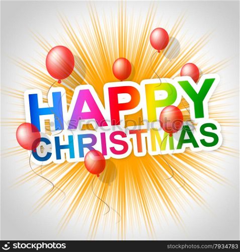Happy Christmas Meaning New Year And Celebration