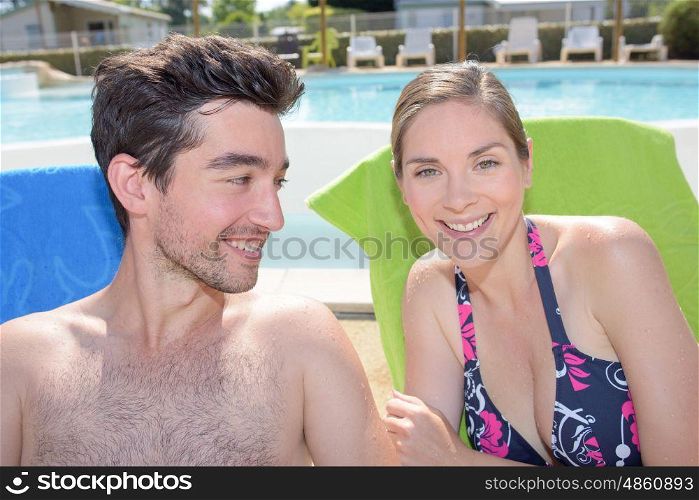 happy couple during the perfect holiday