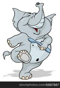 Happy Dancing Elephant