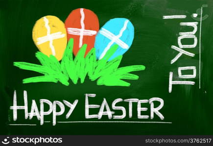 Happy Easter Concept