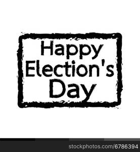 happy Election Day Illustration design