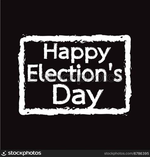 happy Election Day Illustration design