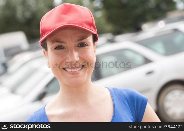 happy female mechanic