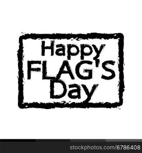 HAPPY flag day united states Illustration design