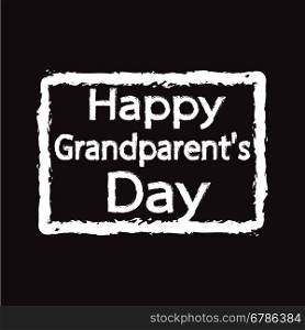 HAPPY Grandparent day Illustration design