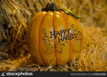 Happy harvest Halloween holiday