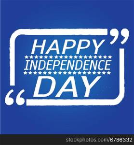 Happy Independence day illustration design