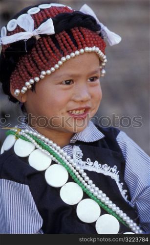 Happy Little Asian Girl