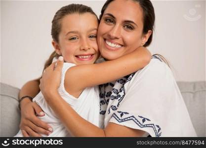 Happy moments between Mother and Daughter at home9