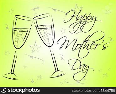 Happy Mother&rsquo;s Day Meaning Mummy Celebration And Mum