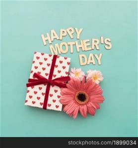 happy mother s day lettering gift box flowers close up. Resolution and high quality beautiful photo. happy mother s day lettering gift box flowers close up. High quality beautiful photo concept