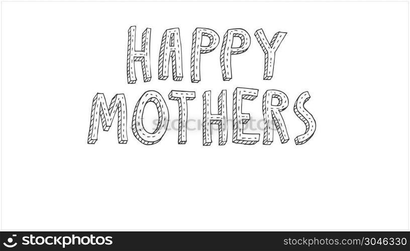 Happy Mothers Day Animated Doodle