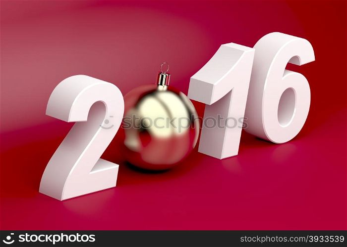 Happy new year 2016 card