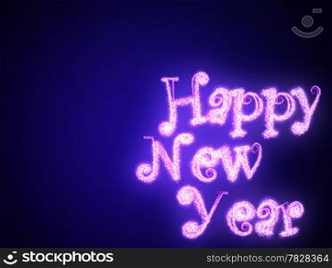 happy new year greeting inscription