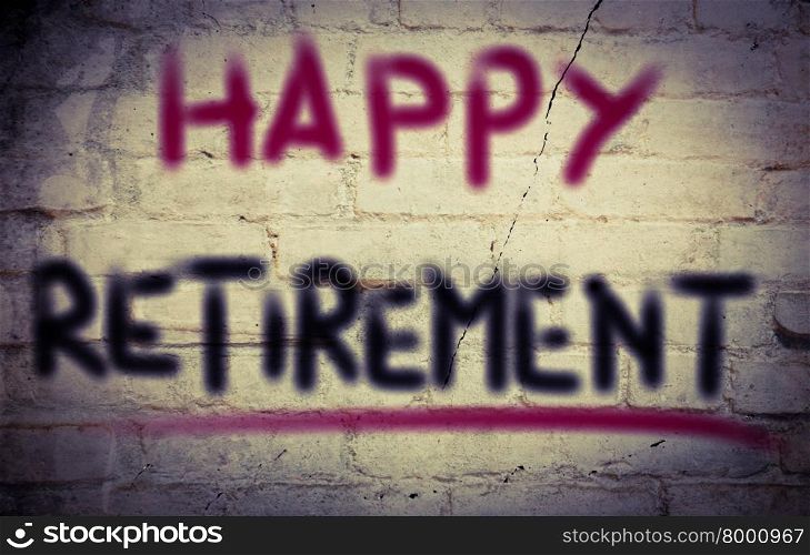 Happy Retirement Concept