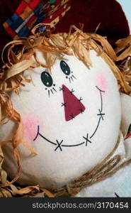 Happy Scarecrow Doll Face
