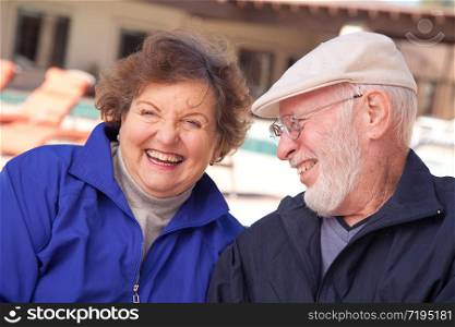 Happy Senior Adult Couple Enjoying Life Together.