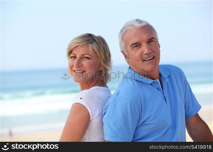 happy senior couple