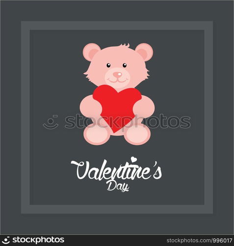 Happy Valentine's day , Illustration of love, Valentine's day set. Greeting card, poster, flyer, banner design.