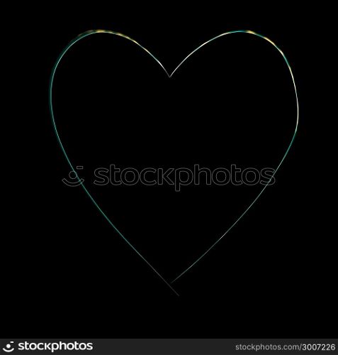 Happy Valentine&rsquo;s Day. neon heart sign