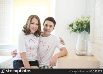 Happy Young Couples in love