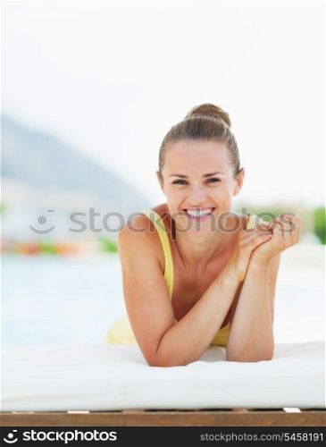 Happy young woman enjoying vacation