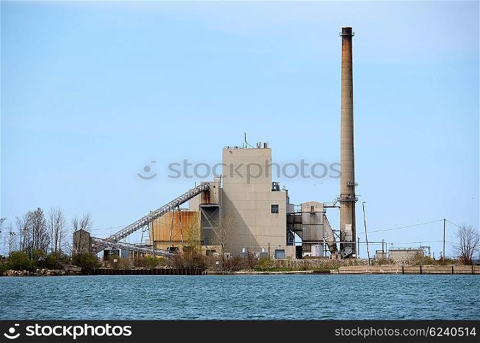 Harbor Beach Power Plant, Lake Huron, Michigan, USA
