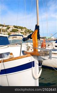 Harbor for sail-yachts and other recreational boats in Estartit Spain