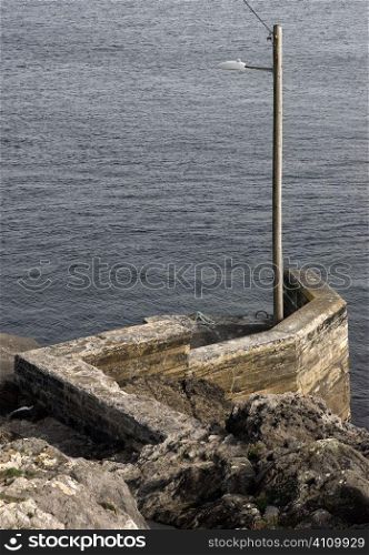 Harbour wall on Dursey Island, Beara Peninsula, County Cork, Ireland