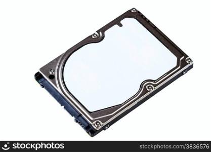 hard disk drive isolated on white background