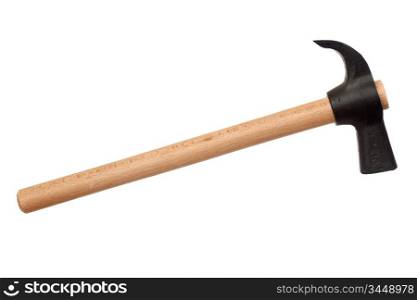 Hard hammer isolated on a over white background